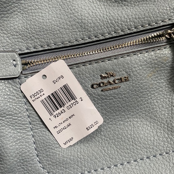 Coach Pebble Mini Backpack - Picture 2 of 4